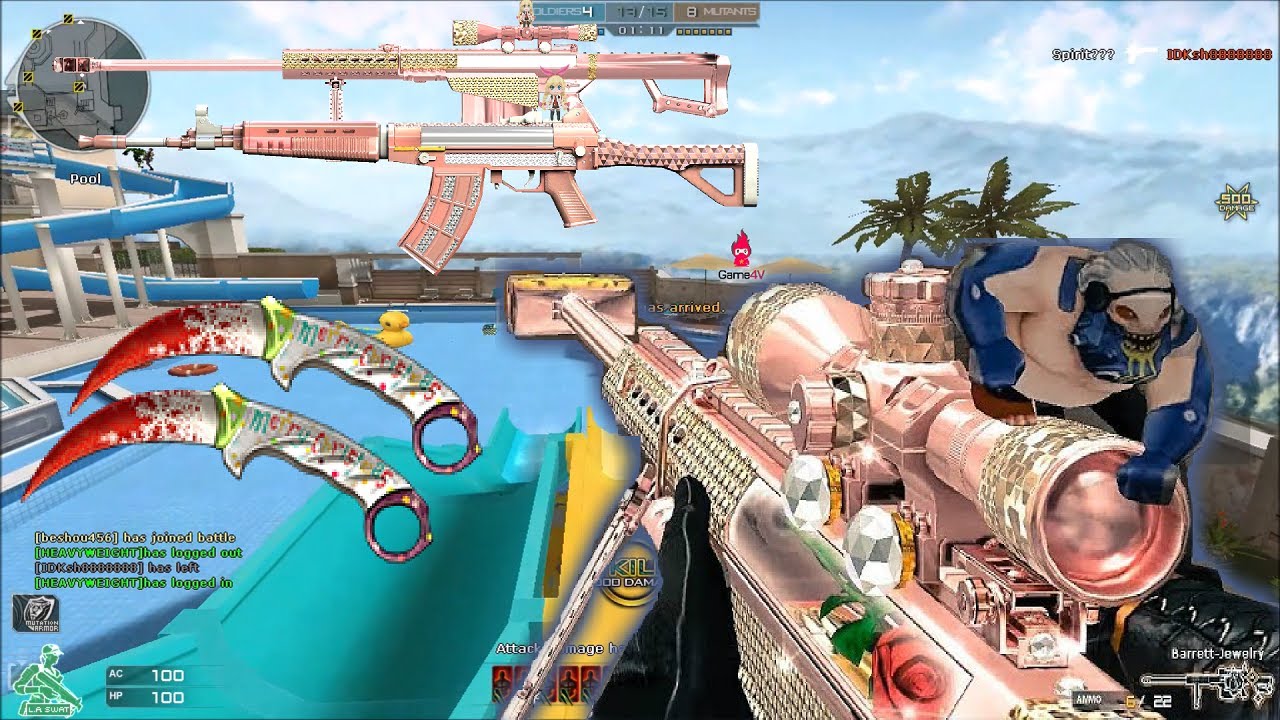 Crossfire NA 2.0 : Barrett M82a1-Jewelry - Hero Mode X - Zombie V4