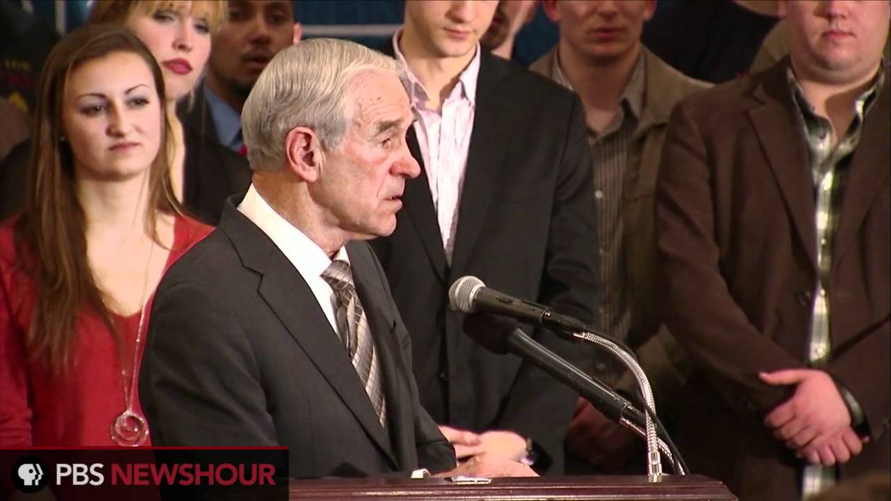 Watch Ron Paul's Speech Night of Mich., Ariz. Primaries in Virginia: 'War Drums Are Beating'