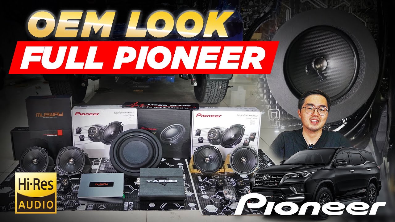 THE REAL HIRES CAR AUDIO SYSTEM! Toyota Fortuner FULL Pioneer Hires Audio