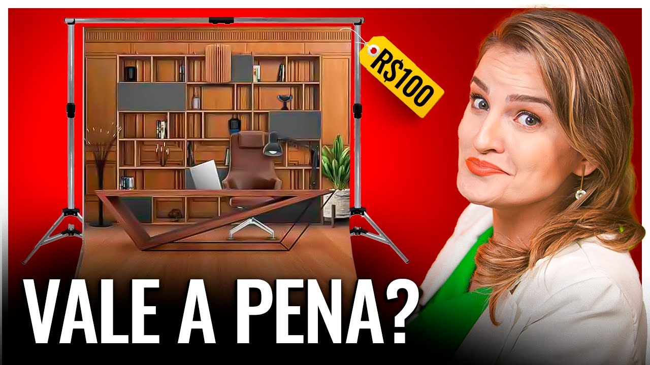 CENÁRIO EM TECIDO 3D PRA GRAVAR VÍDEOS. Vale a pena?