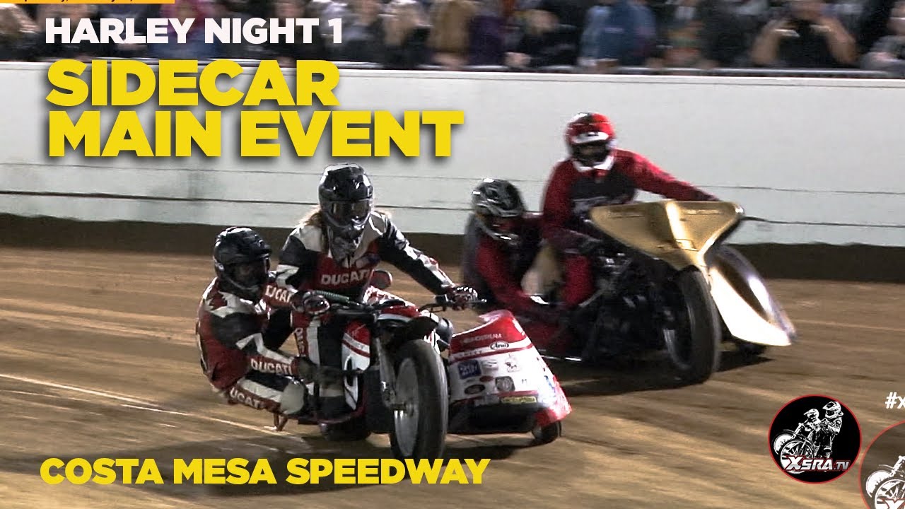 911 Wins SIDECAR Main Event! Costa Mesa Speedway #sidecars #racing #fypシ
