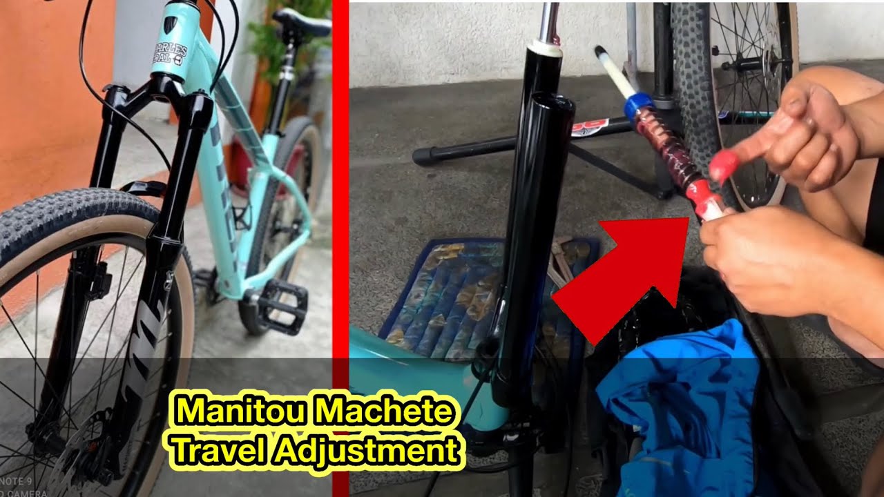 Manitou Machete Fork / Travel Adjustment 100mm to 120mm