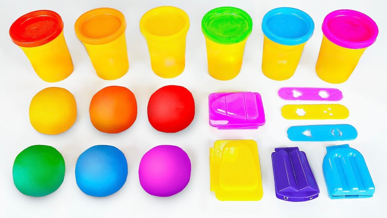 Couleurs avec la Glace Play Doh 🍦 🌈 | Vidéo pour Tout-Petits