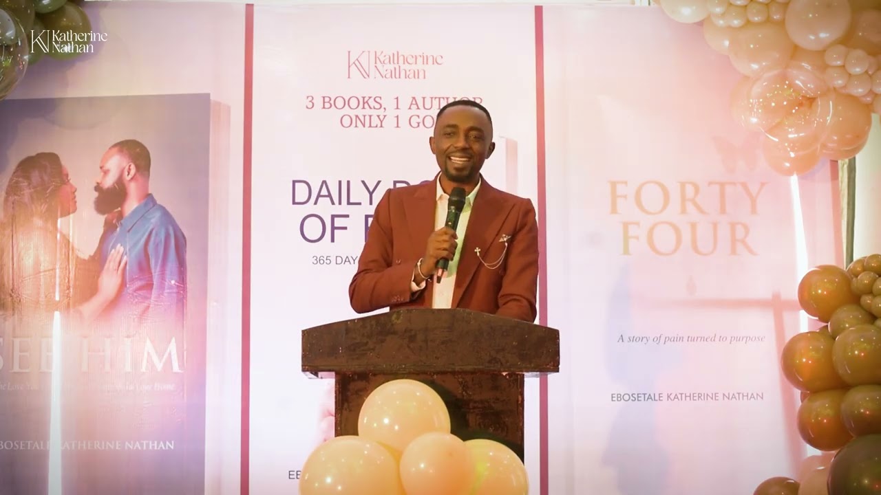 My Book Launch Event In Film. Books-  Forty Four, See Him, Daily Dose of Faith