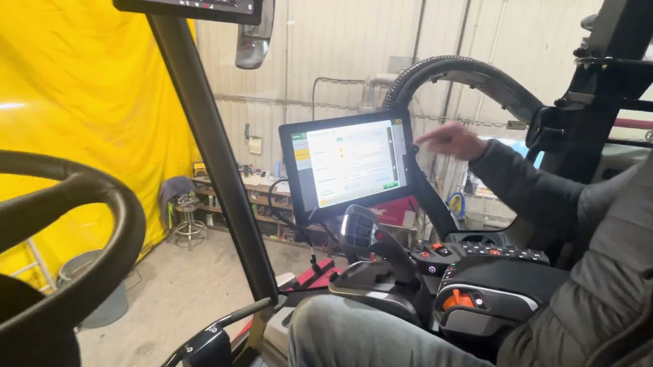 How to do section control measurements on a jd display for a Horsch sprayer 