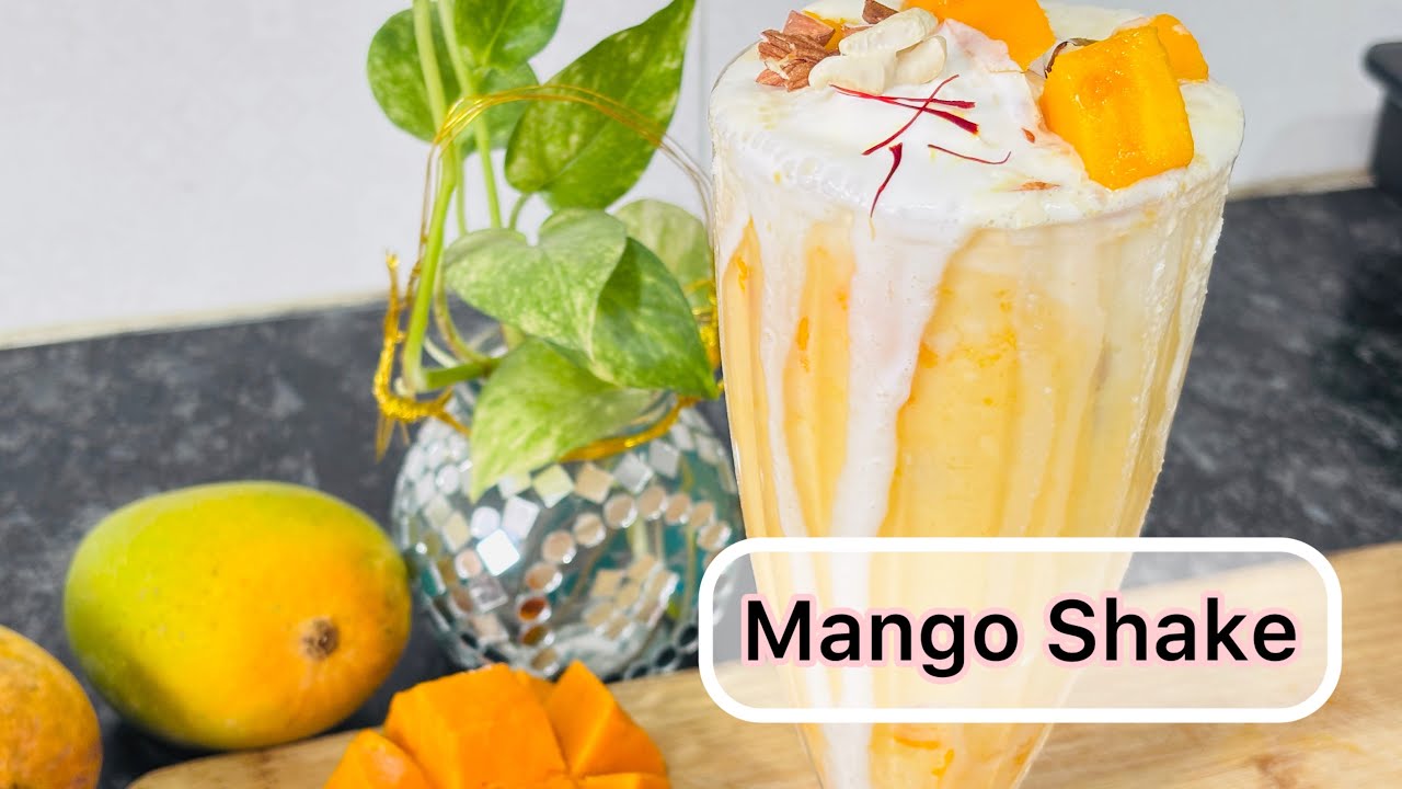 परफेक्ट आंबा शेक रेसिपी | घरच्या घरी सोप्या पद्धतीने तयार करा! #mangorecipe #mangoshake #food