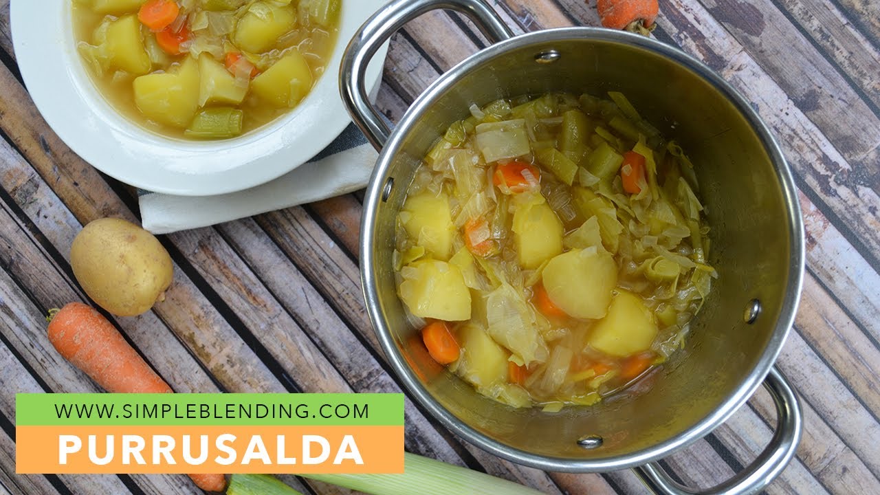 PURRUSALDA | Receta de sopa de puerro casera | Sopa de puerro saludable