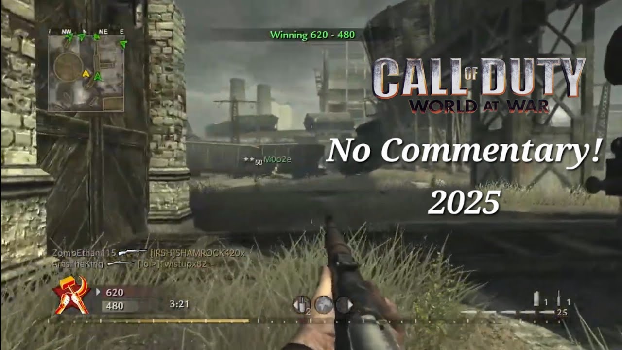Call of Duty World at War Multiplayer Public Lobby | Team Deathmatch Gameplay No Commentary!