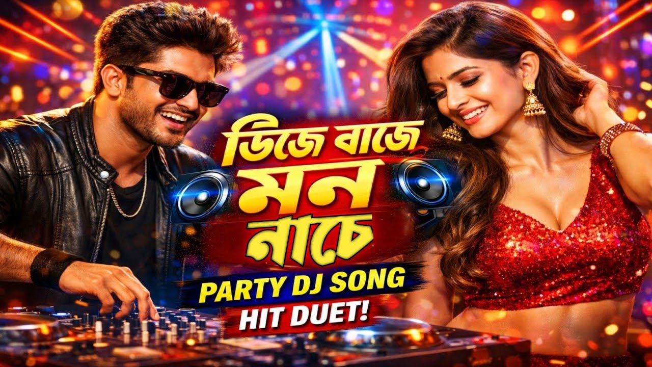 ডিজে বাজে মন নাচে 🔥 | Bangla DJ Song 2026 | Male Female Duet | Party Dance Mix | FM Rubel 