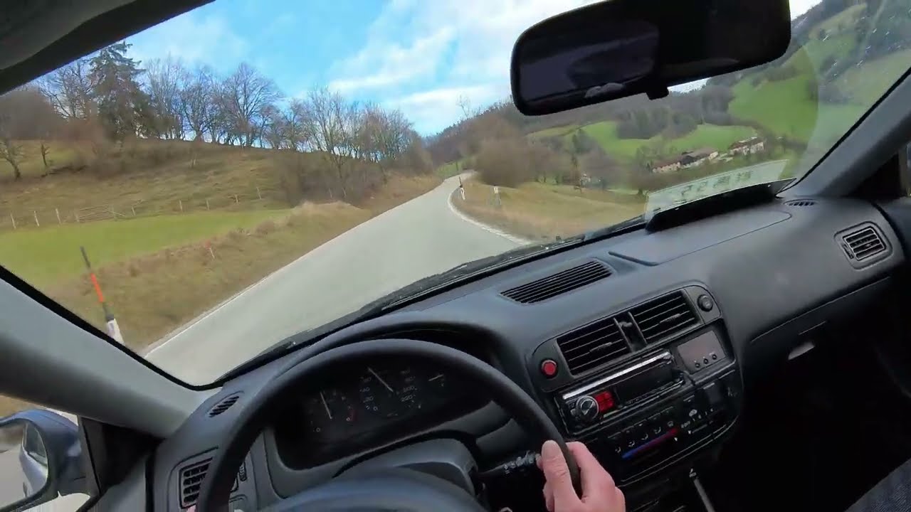 Honda Civic EJ9 - Mountain Driving [POV]
