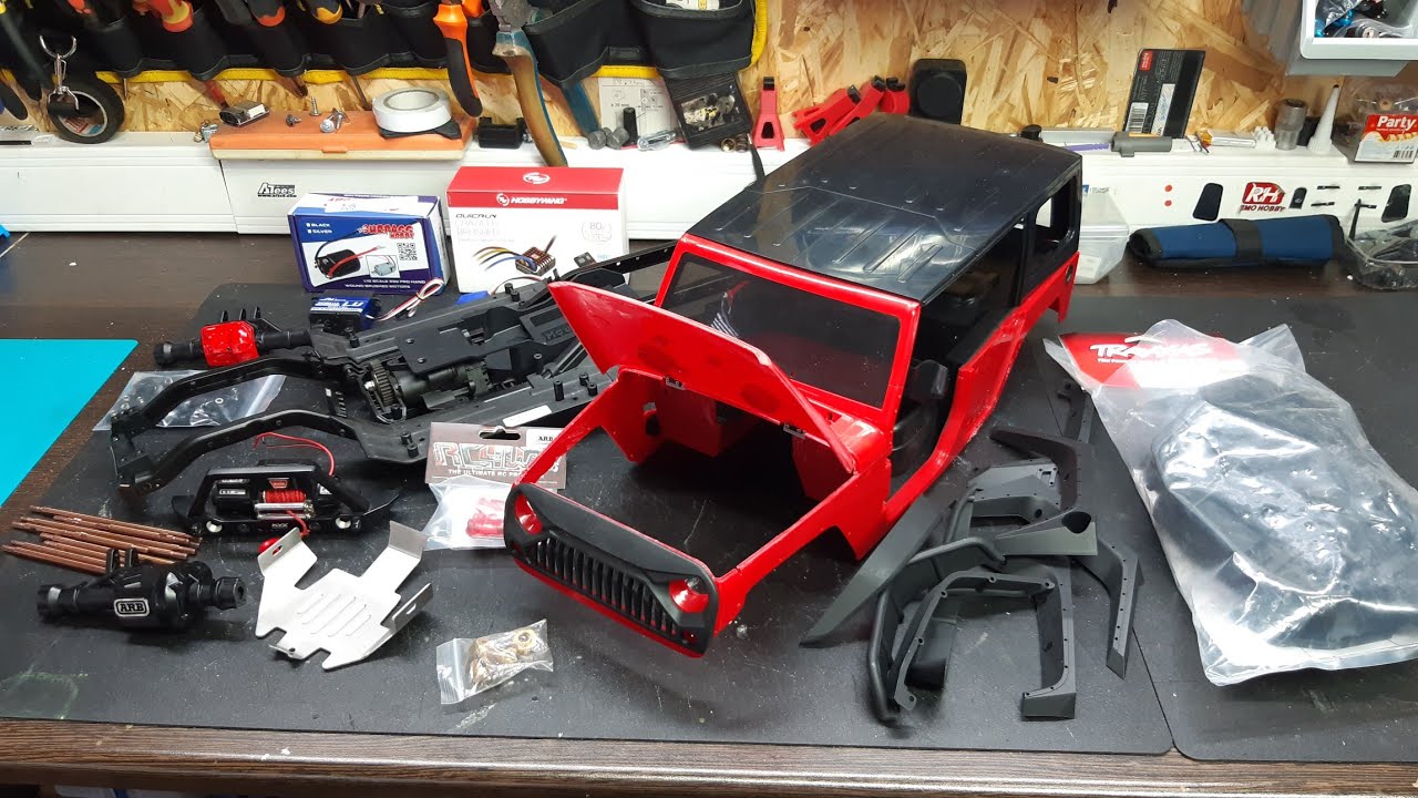 Jeep Wrangler Rubicon на шасси TRAXXAS TRX4. Собираем с нуля
