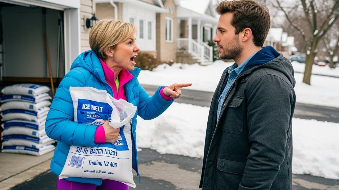 HOA Karen Stole My Ice Melt, Didn't Know Batch Number Traced Right Back To Me