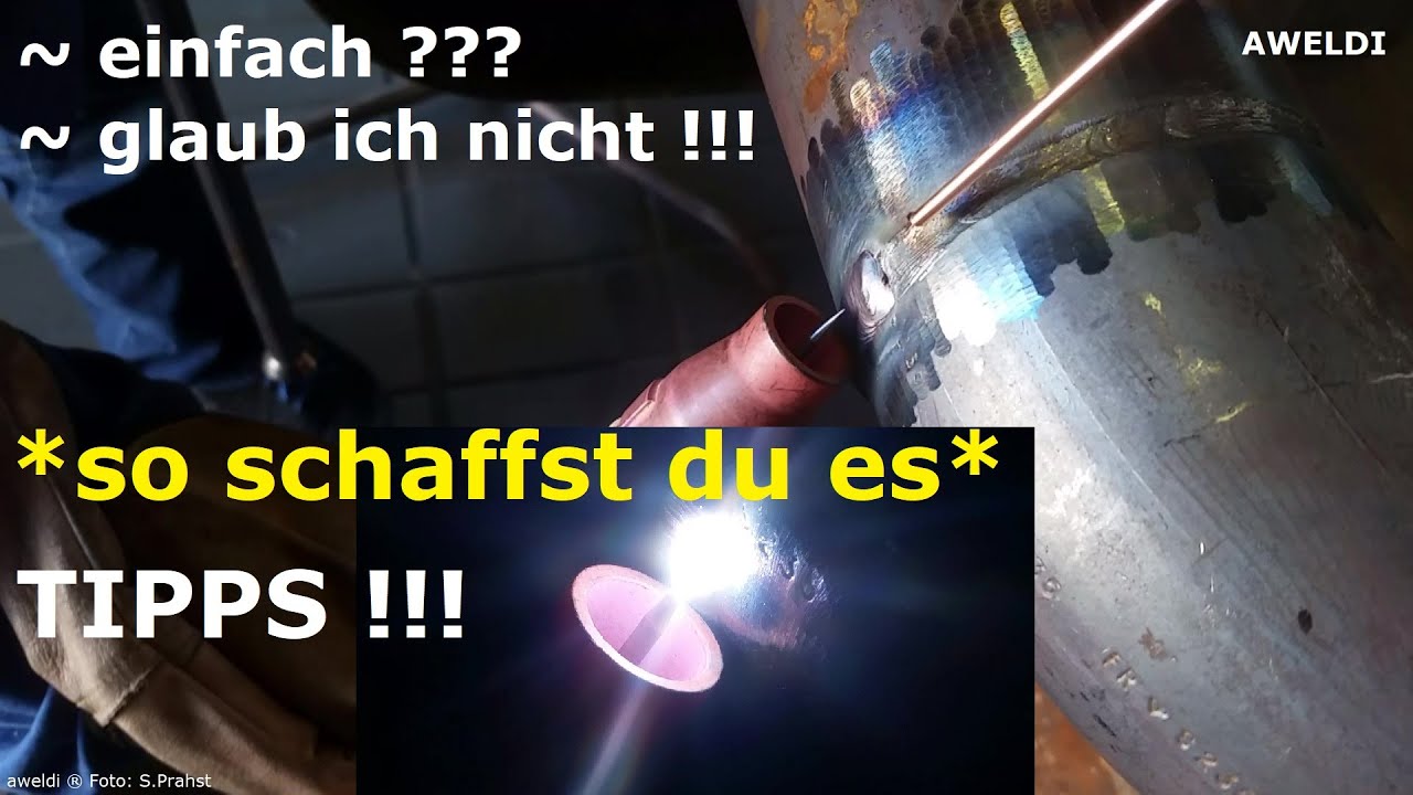 Pendeltechnik Tipps lernen mit der kleinen Gasdüse in diesem Rohrschweißerkurs YouTube Channel FHD