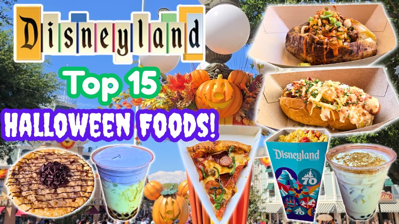 ТОП-15 НОВЫХ сезонных блюд Диснейленда на Хэллоуин! 🎃 Список моих любимых блюд, которые стоит поп...