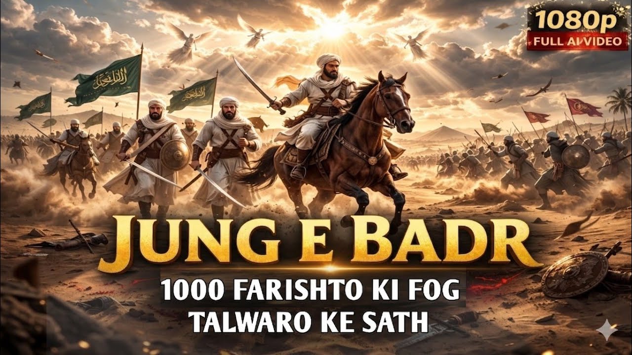 Ramzan ki jung] Jung e badr full islamic story, 313 vs 1000