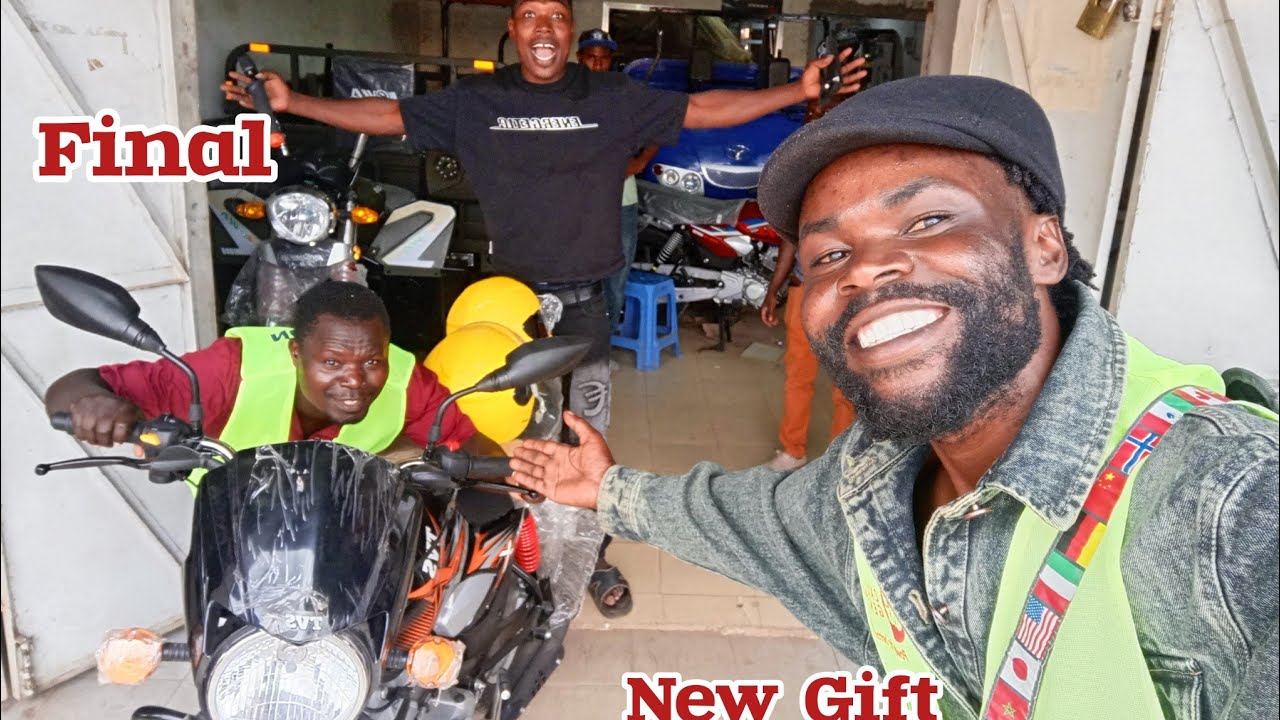 Big Surprise  🇺🇸 Make Dream Come True!!! Finally New Motorbike For @Kennedy_theremedy2 