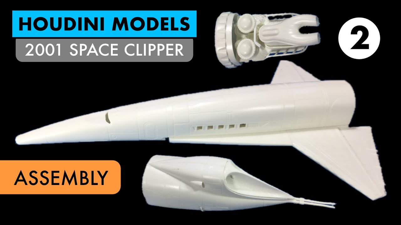 2001 Space Clipper Часть 2 Сборка ракетного двигателя и фюзеляжа Aurora 1:144 Космический челнок ...