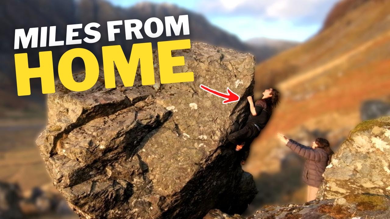 Bouldering in Glen Pean - My First REAL Adventure!