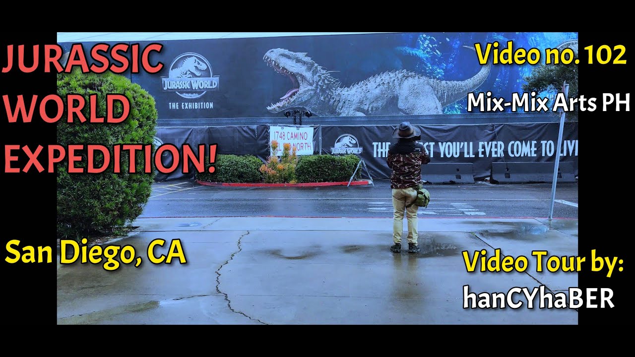 Jurassic World Exhibition! Embarking on an expedition in San Diego, CA
