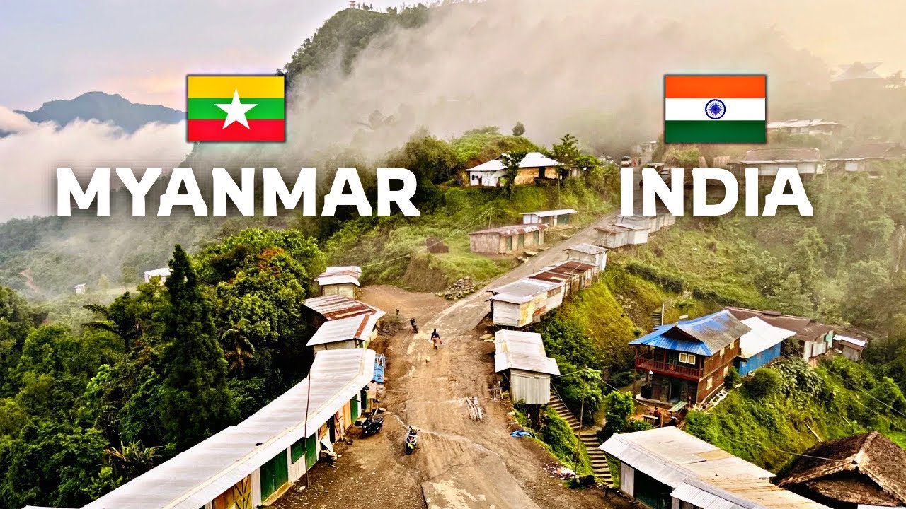 India Myanmar Border village | Longwa village Nagaland | Last village of India