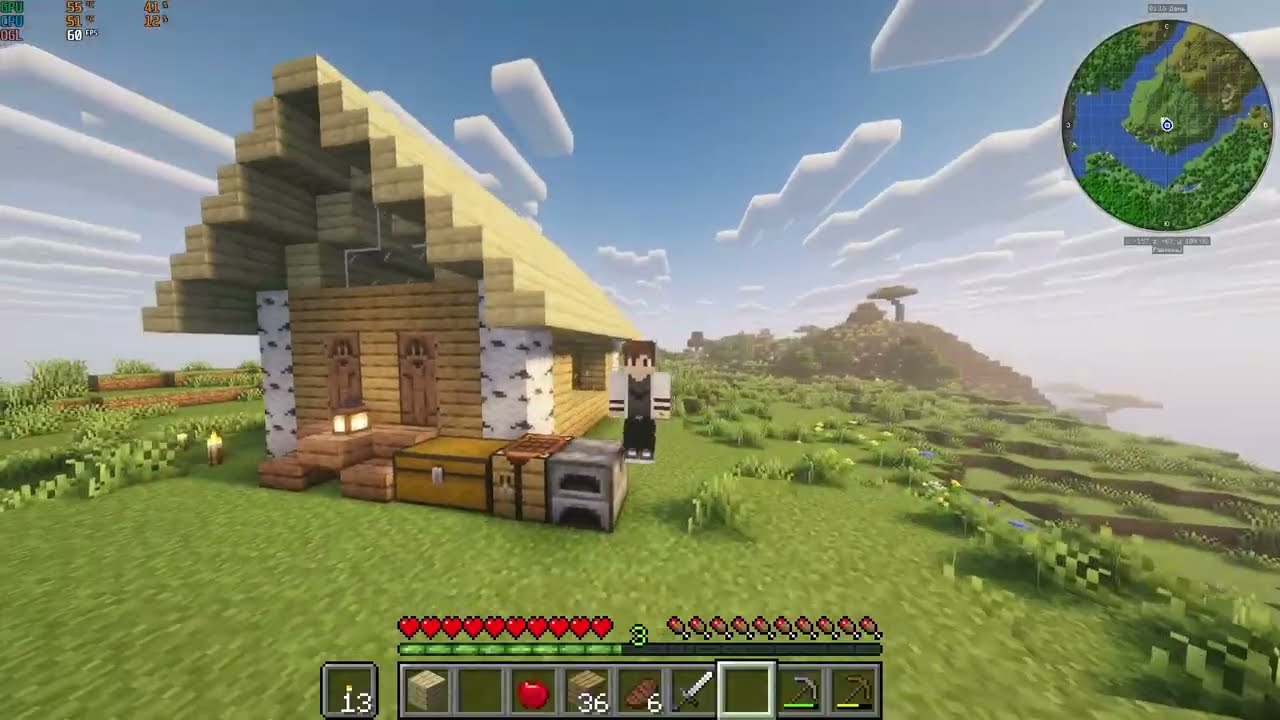 SanekRAIN маинкрафт #1