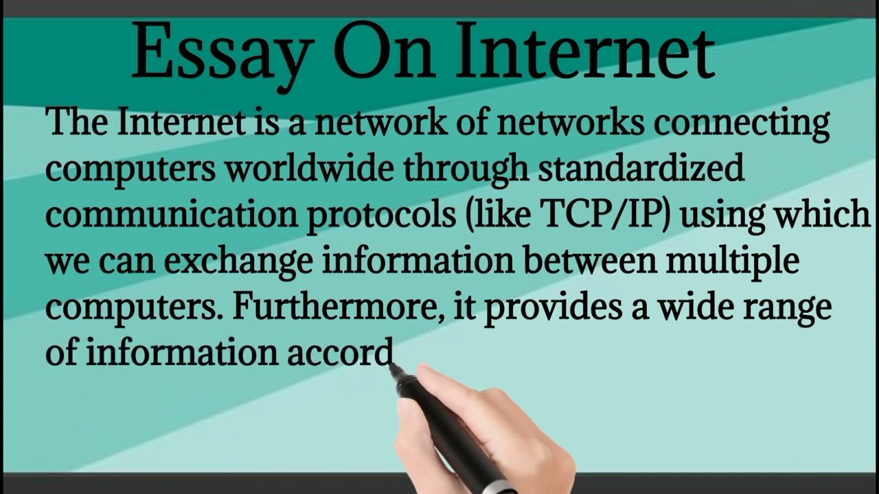 Essay On Internet || Speech On Internet || Short Essay On Internet || #internet #speech
