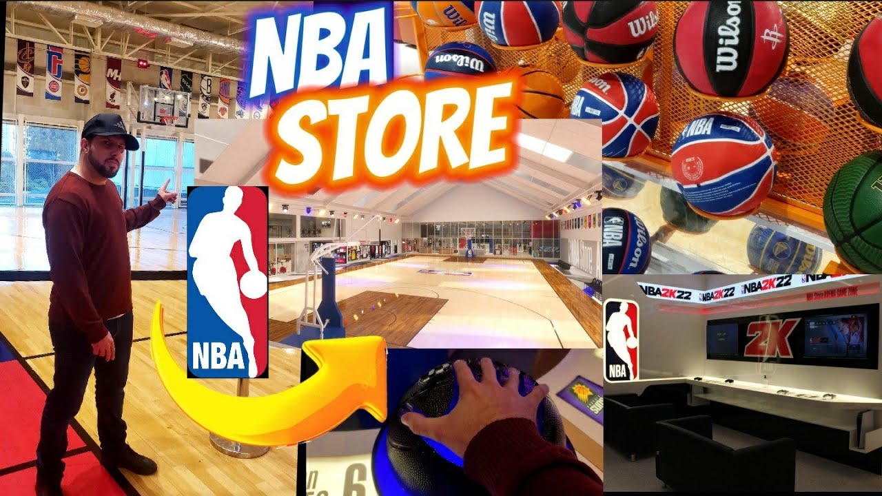 ABSURDO!! NBA ARENA STORE : A loja da NBA que tem até uma quadra .