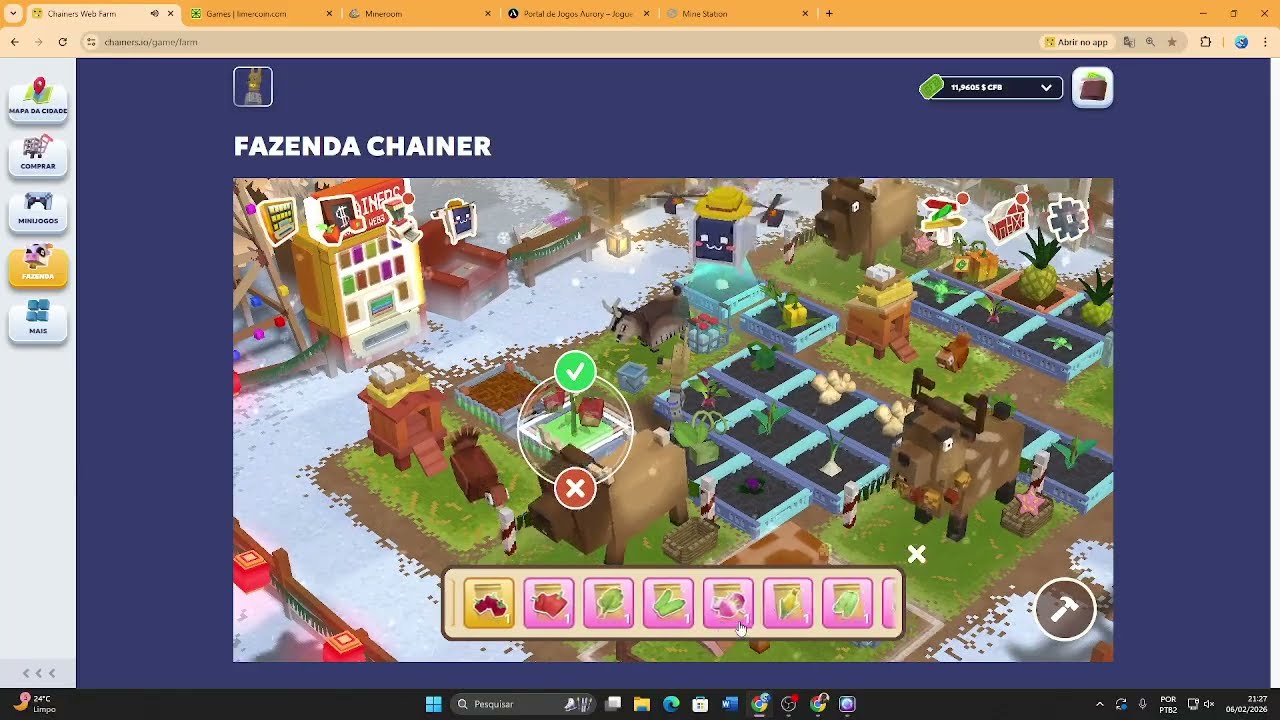 DIA DE SORTE NA CHAINERS! É ASSIM QUE EU GOSTO! JOGO SIMULADOR DE PLANTAÇÃO NA FAZENDINHA GRATUITO