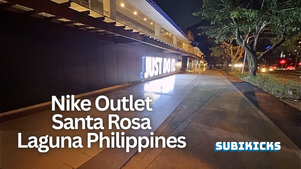Видеоблог о магазине Nike Outlet в Санта-Розе, Лагуна, Филиппины, октябрь 2025 года.