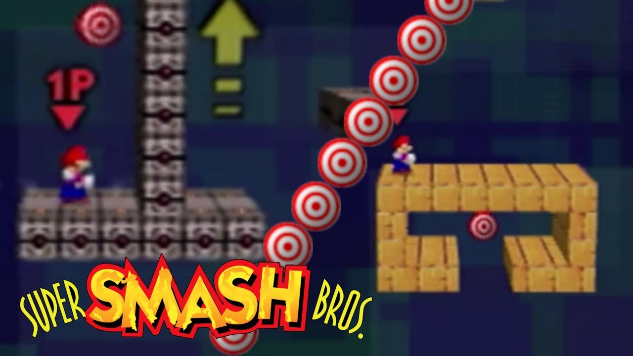 Smash 64 Break The Targets With Unintended Characters