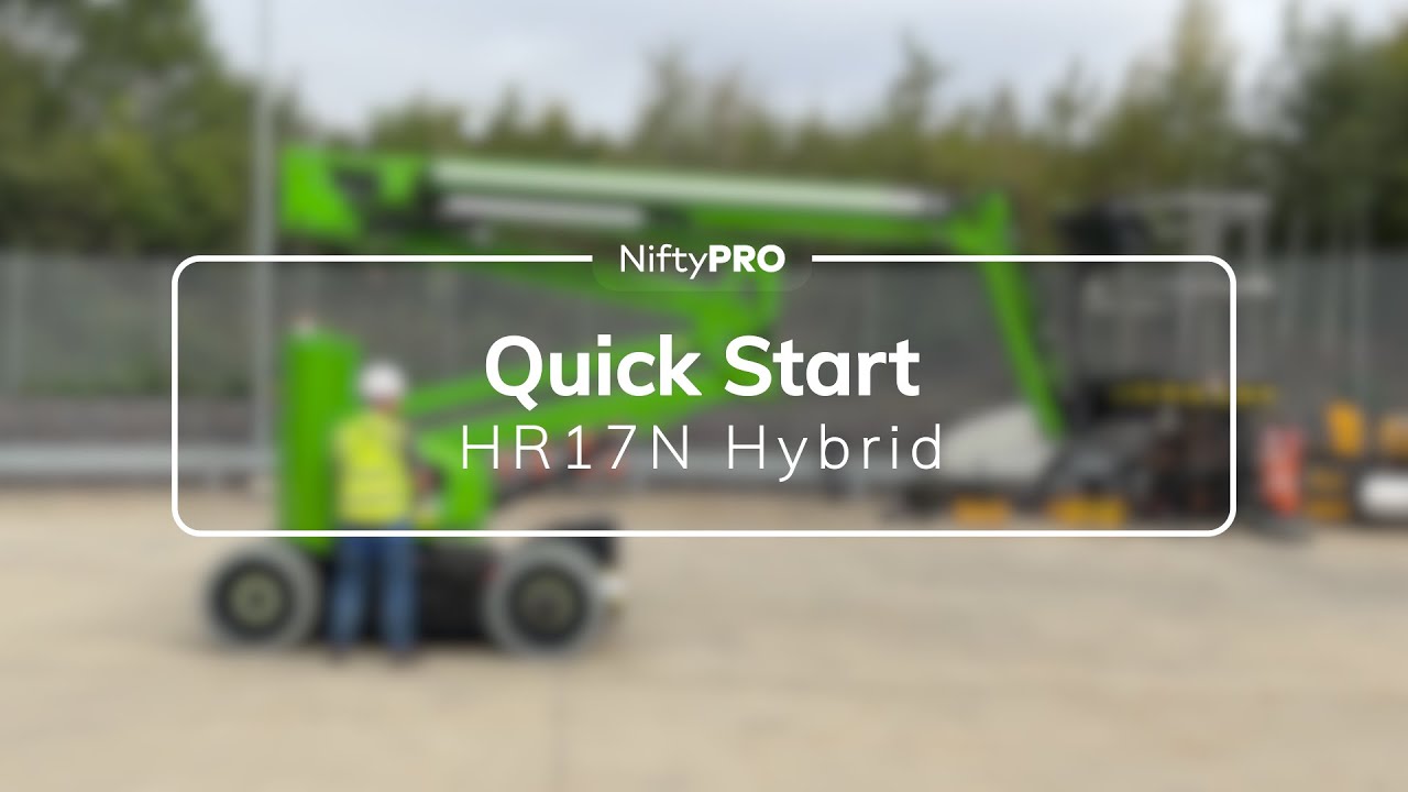 How to start and operate a Niftylift - HR15N / HR17N