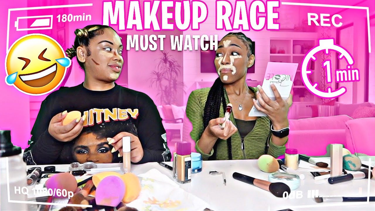 GIRL TALK + WHO CAN DO THEIR MAKEUP💄 THE FASTEST💨 FT. JALIYAH | **MUST WATCH GONE WRONG😂**