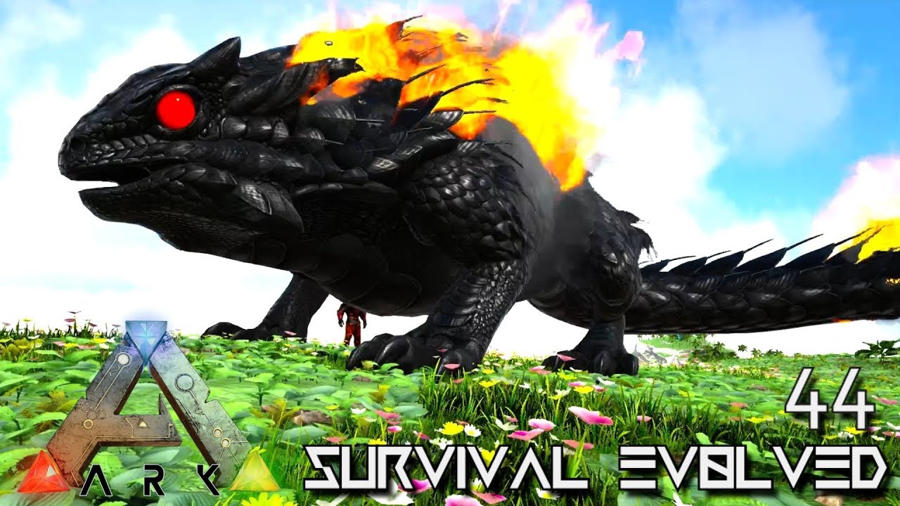 ARK: SURVIVAL EVOLVED - ДЕМОНИЧЕСКИЙ ДРАКОН И АПЕКС ФЕНИКС E44 !!! (ПЕРВОБЫТНЫЙ СТРАХ ПИРИЯ)