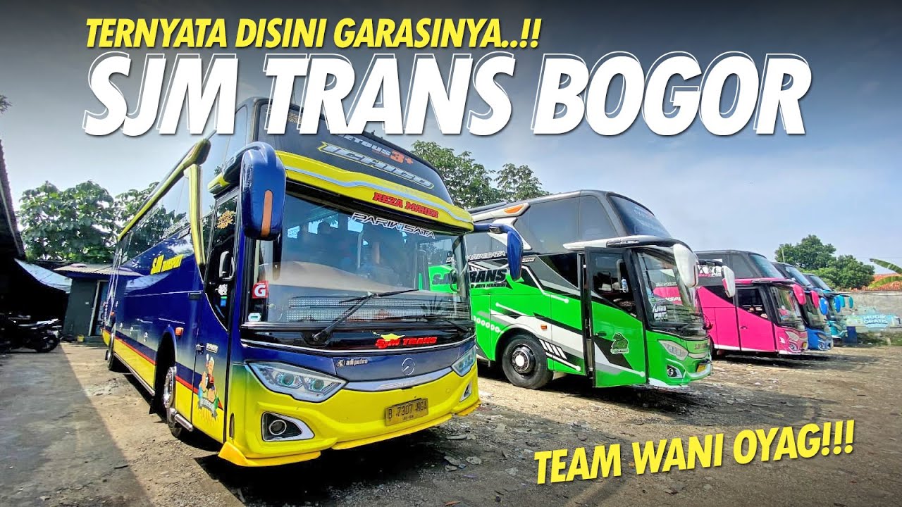 BUS WISATA SPEK TRIP MANIA🔥‼️GREBEG GARASI SJM TRANS DI BOGOR‼️ADA UNIT APA AJA YA?