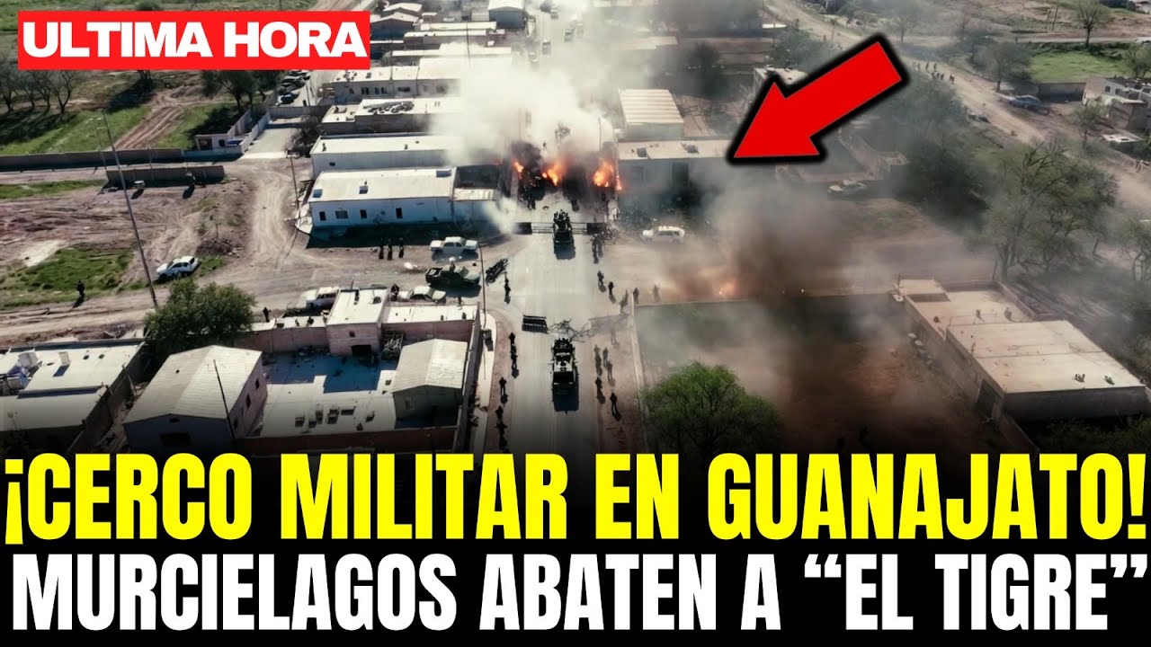 CERCO MILITAR en GUANAJATO: MURCIÉLAGOS RODEAN a 103 NARCOS del CJNG y ABATEN a 