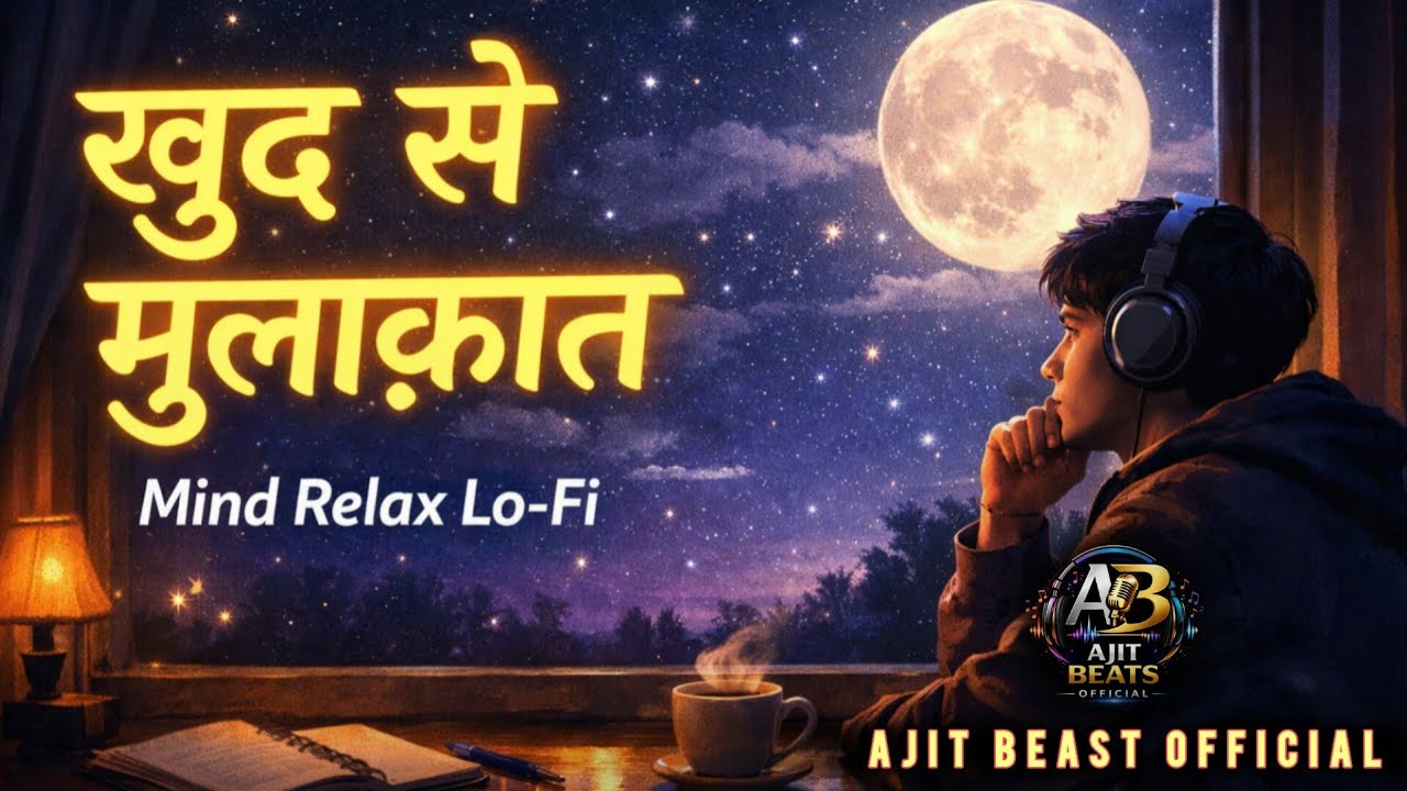 खुद से मुलाक़ात🌛 | Hindi Mind Relax Lo-Fi Song | Sukoon Bhari Dhun | Night Chill Beats 
