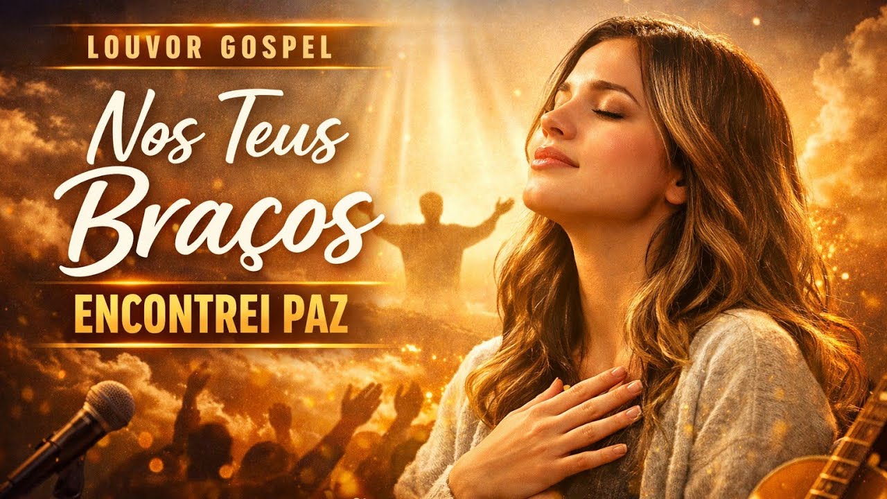 Louvor NOS TEUS BRAÇOS ENCONTREI PAZ