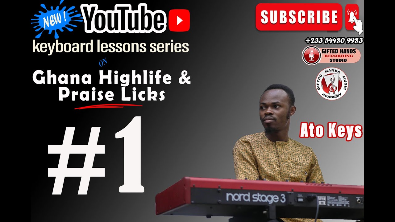 Ghana Local Praises & Highlife Lick #1🔥🔥🎹