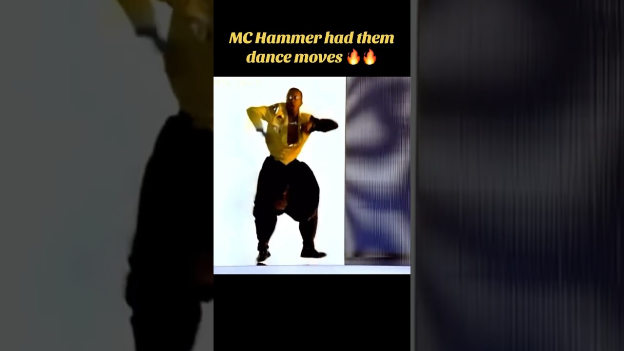 MC Hammer had them dance moves 🔥🔥