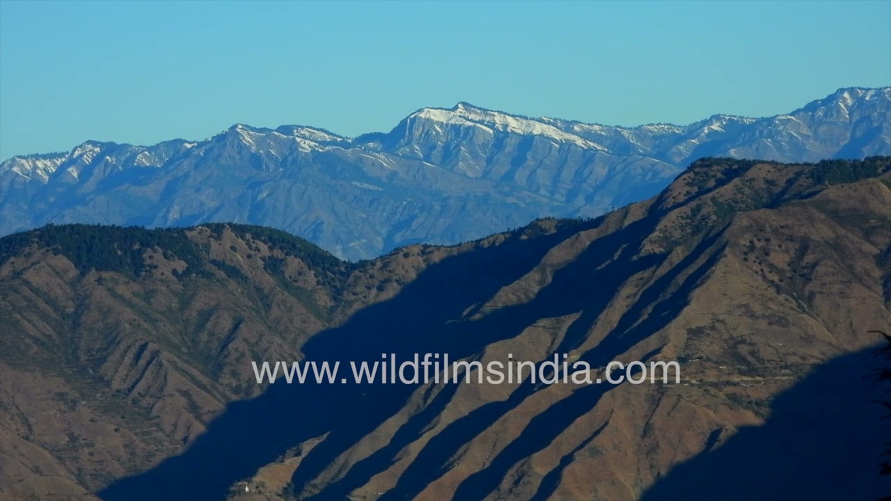 Majestic Himalayan view from wildfilmsindia's Jabbarkhet in Mussoorie | Queen of Hills
