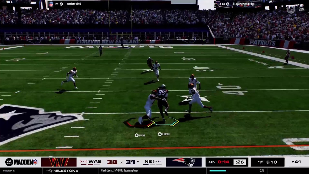 PFL S3 W5: Vs Washington Commanders