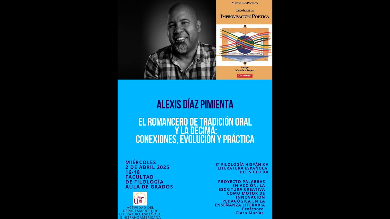 Conferencia - recital de Alexis Díaz Pimienta.