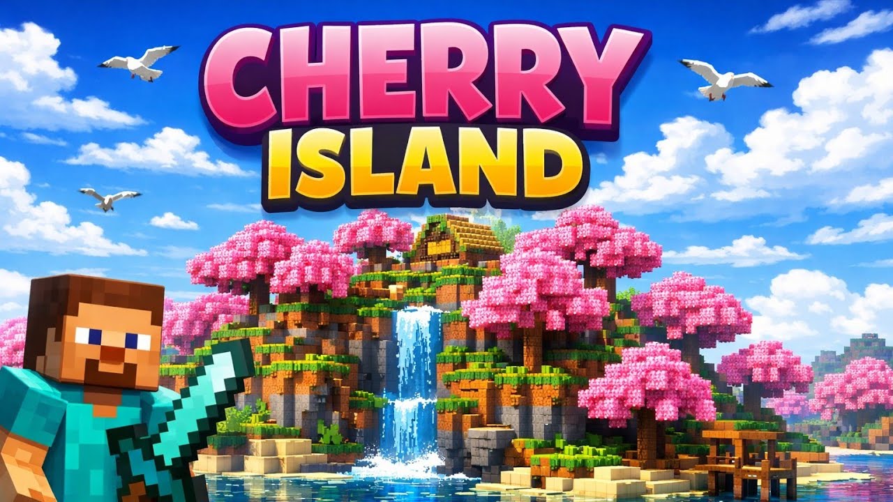 Minecraft Cherry island