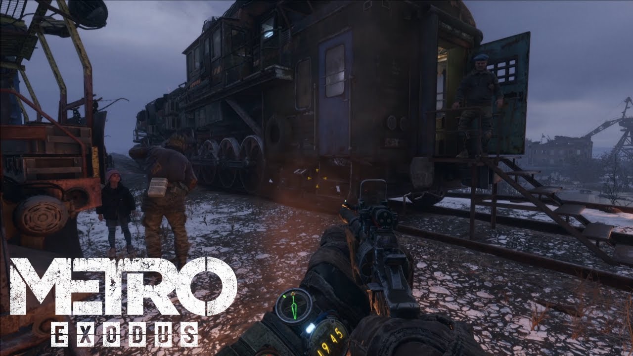 METRO EXODUS - Stealing a Train Carriage From Bandits | PS4 Gameplay