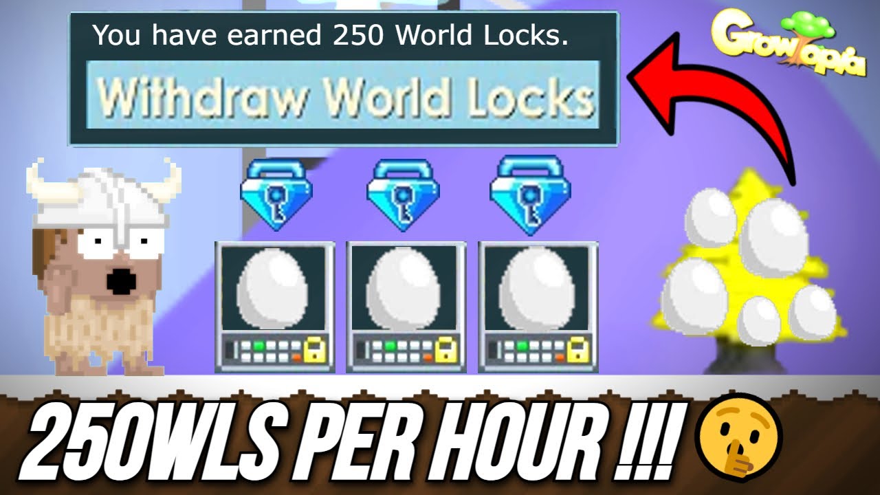 HOW TO PROFIT 250WLS PER HOUR! (NO FARMING)🤫 - GROWTOPIA LAZY PROFIT 2022