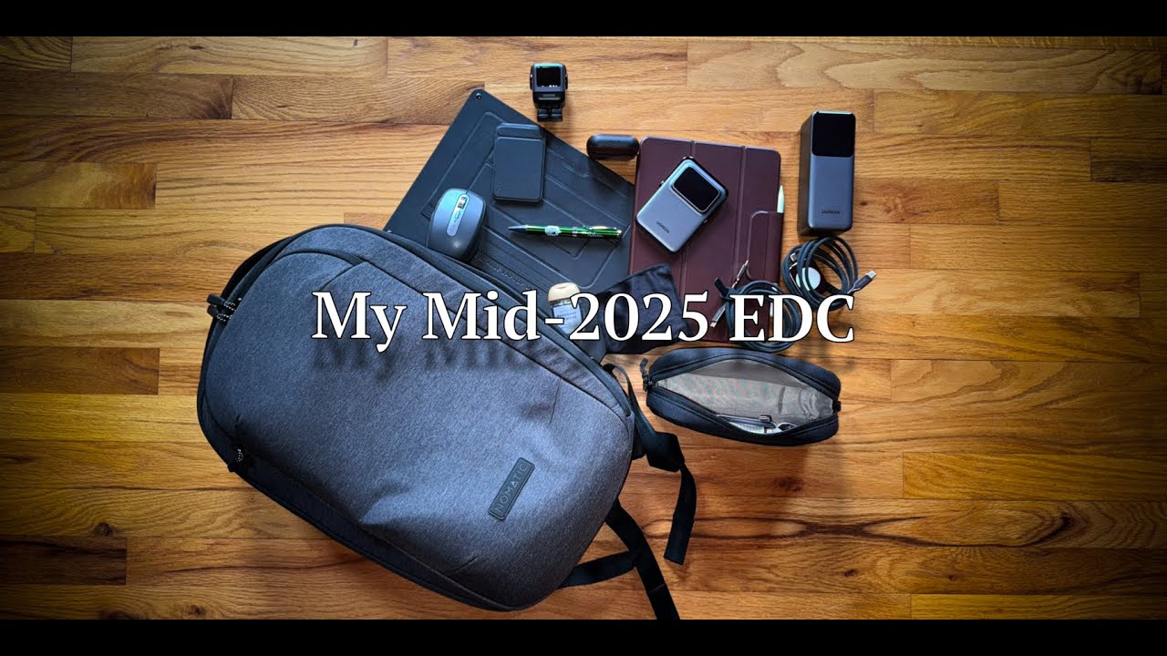 Мой ежедневный набор вещей на середину 2025 года #edc #ugreen #nomadgoods #apple
