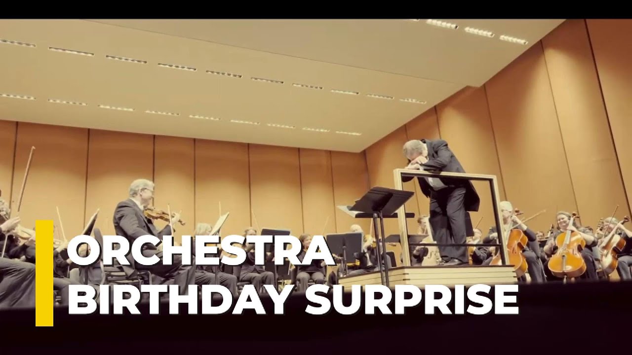🎂 BIRTHDAY SURPRISE FOR CONDUCTOR - ORCHESTRA | PRANK