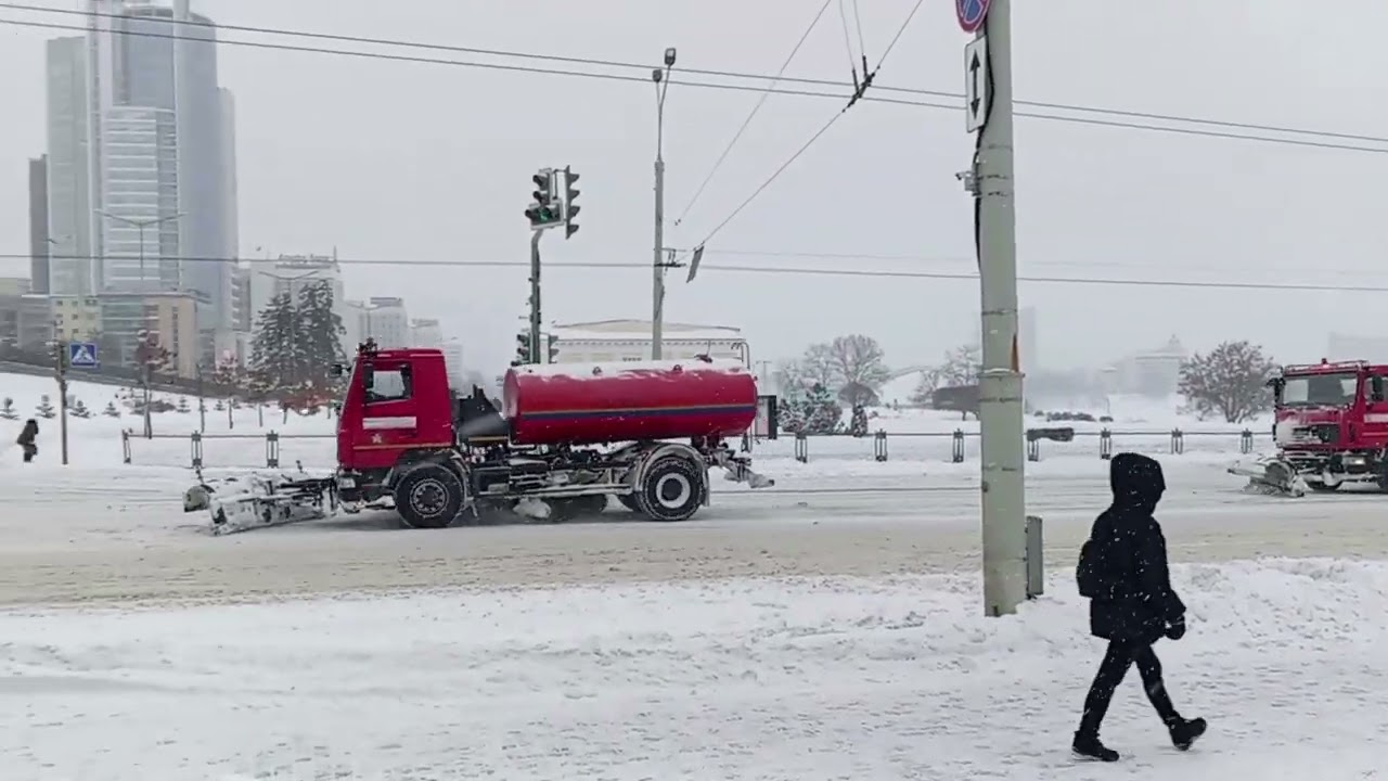 Заснеженный Минск Прогулка