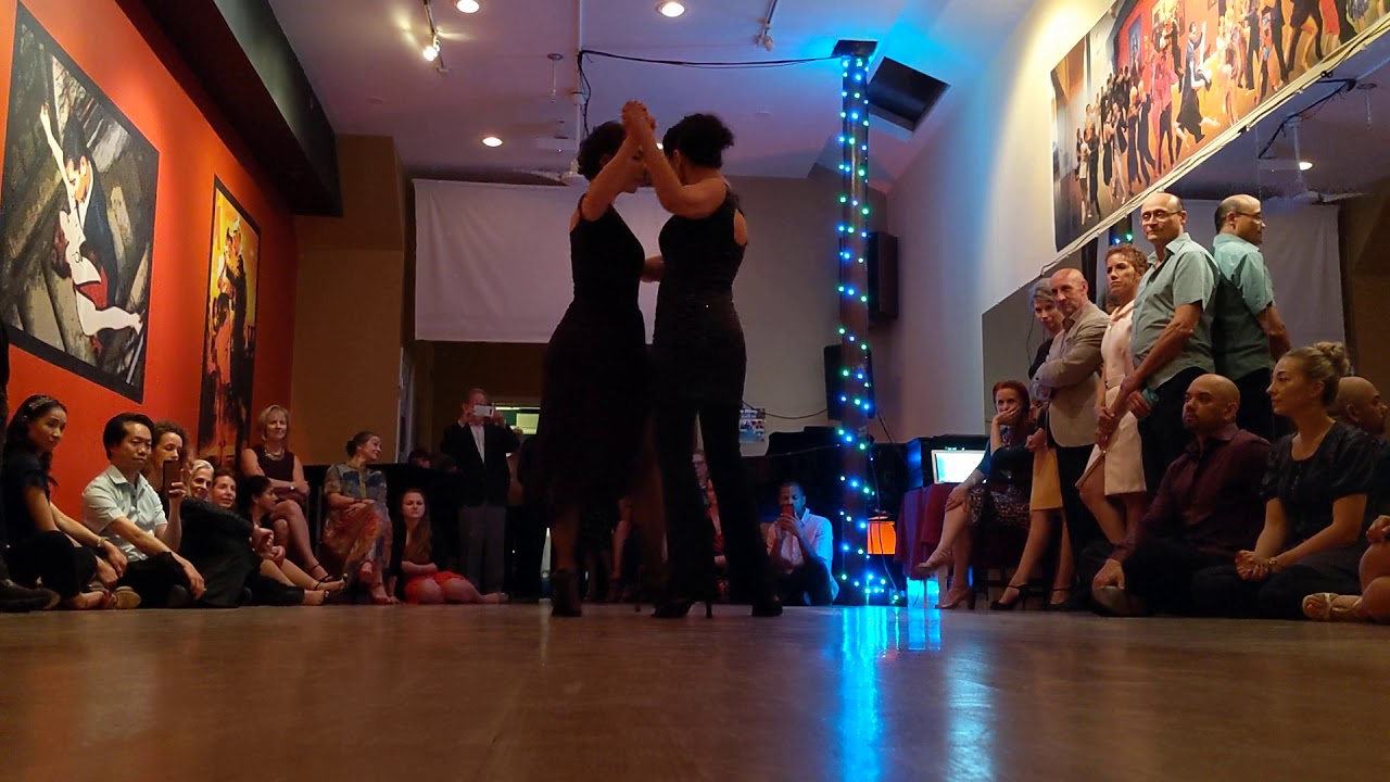 Carla Marano & In&eacute;s Muzzopappa | Pablo Estigarribia  - Philadelphia Tango School
