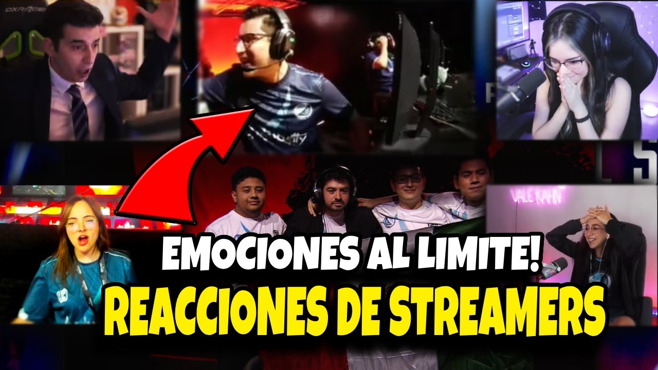 LAS REACCIONES MAS EPICAS DE STREAMERS A LG CHIVAS EN LA FINAL ALGS